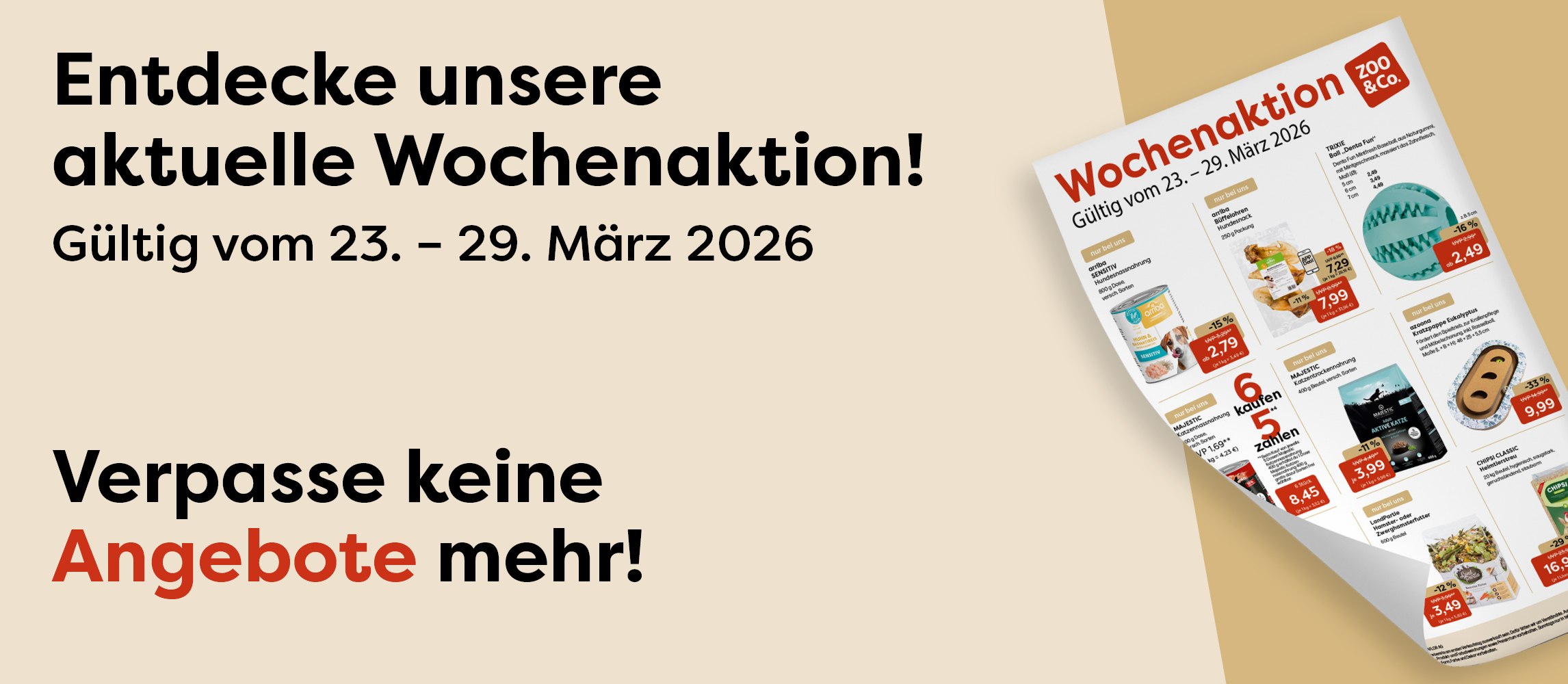 Entdecke unsere aktuelle Wochenaktion vom 23. - 29.03.2026!